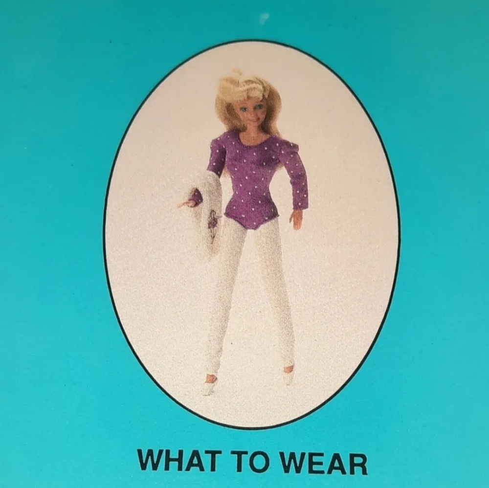 Vintage Barbie Card 1989 Barbie Just Us Girls Game Replacement Piece